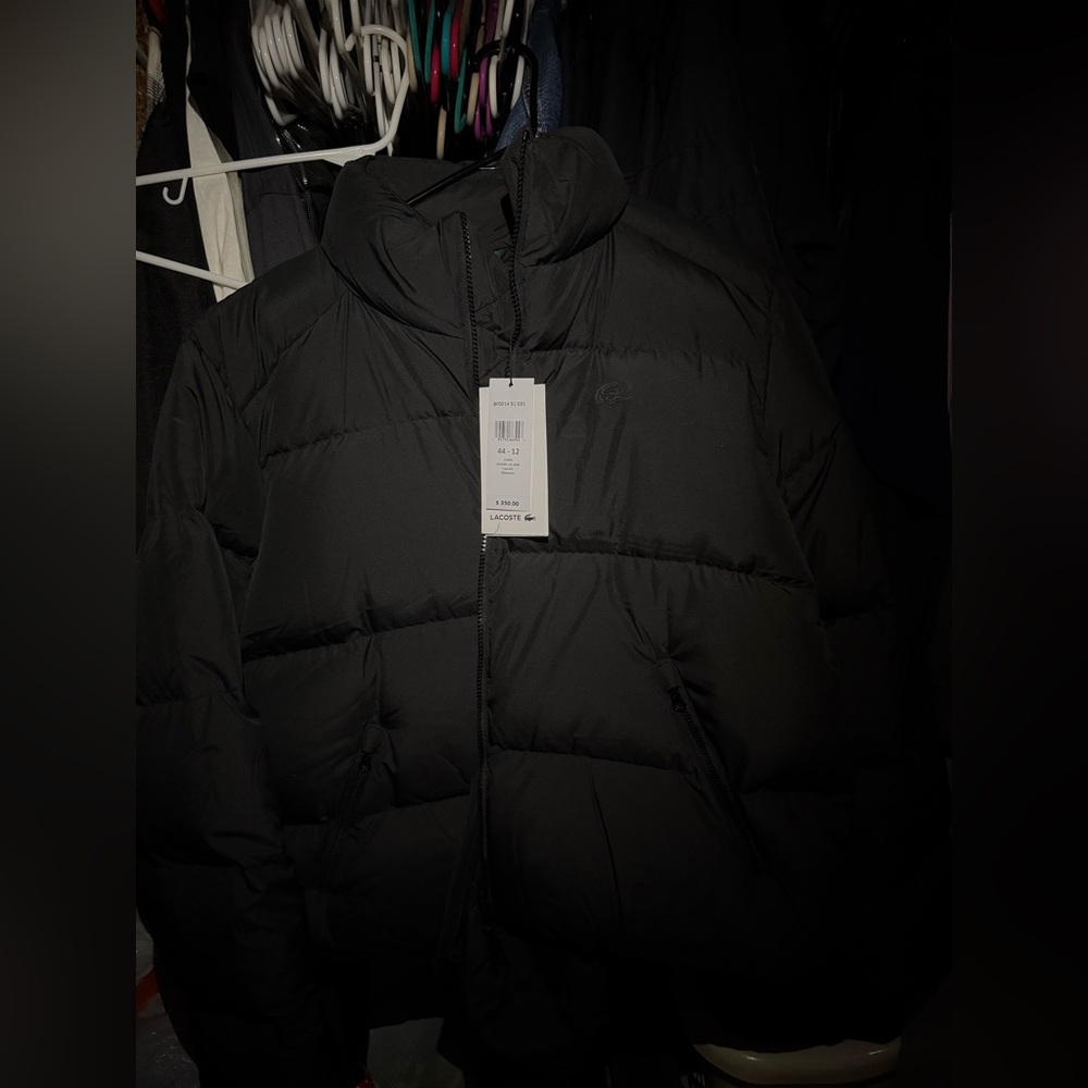 Lacoste Women's Black Puffer Jacket